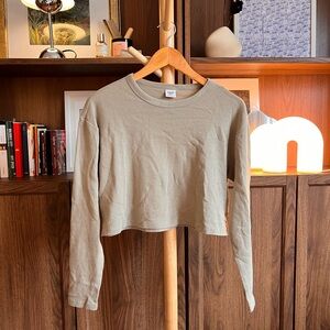 Sunday Best Olive Long Sleeve Tee